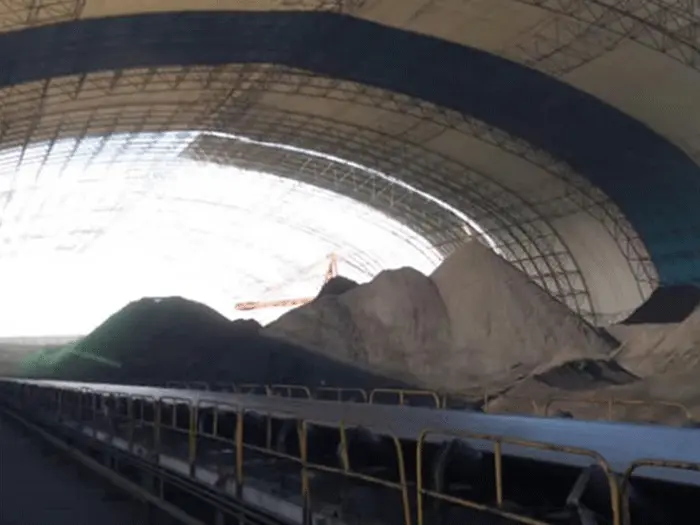 大理煤棚料仓网架